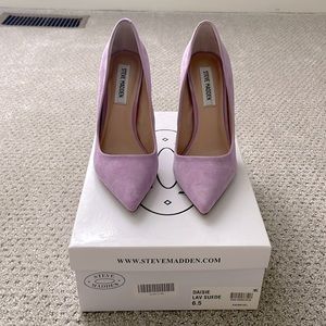 Steve Madden Lavender Suade Pumps